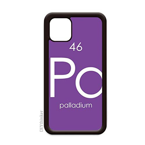 Chemistry Elements Period Table Transition Metals Pd for Apple iPhone 11 Pro Max Cover Apple Mobile Phone Case Shell