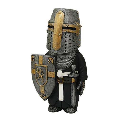 Pacific Giftware Crusader Knight in Full Shield and Sword Armor Small Collectible Figurine Pacific Giftware Crusader Knight in Full Shield and Sword Armor Small Collectible Figurine