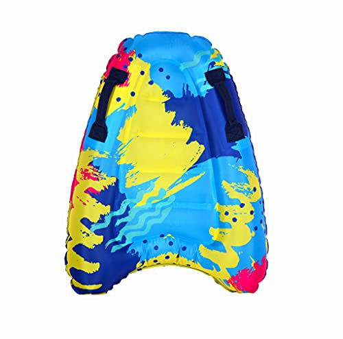 Polama Inflatable Surfing Bodyboard- Inflatable Boogie Boards Swimming Pool Floating- Beach Summer Water Fun for Kids and Adult -Colorful-