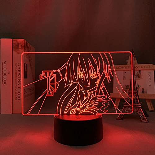 3D Night Light for Boys-Anime Led Light Akame Ga Kill for Bedroom Decoration Nightlight Birthday Gift Room Decor Table 3D Lamp Akame Ga Kill