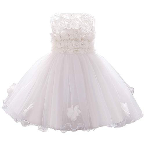 Baptism Dresses for Baby Girls Infant Christening Wedding Bridesmaid Tutu Tulle Princess Lace Floral Embroidery 1st 2nd Birthday Party Pageant Easter Formal Dedication Ruffle Summer Gown White 18-24M Baptism Dresses for Baby Girls Infant Christening Wedding Bridesmaid Tutu Tulle Princess Lace Floral Embroidery 1st 2nd Birthday Party Pageant Easter Formal Dedication Ruffle Summer Gown White 18-24M