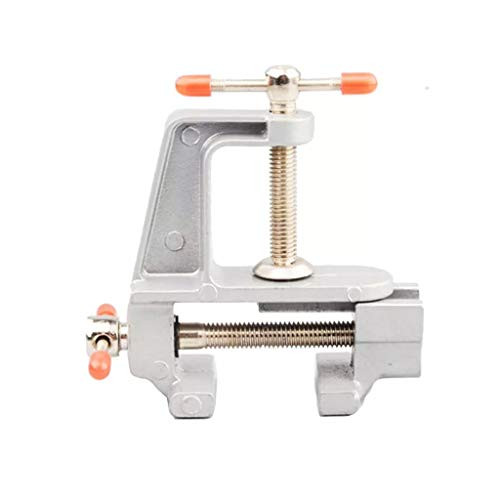 NSHDR 3.5" Aluminum Miniature Small Jewelers Hobby Clamp On Table Bench Vise Mini Tool Vice