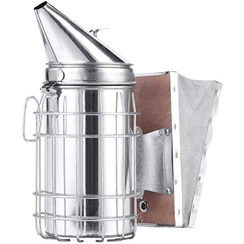 Beekeeping Smoker- Bee Hive Smoker with Heat Shield Protection Board Iron Beekeeping Equipment Beekeeping Smoker- Bee Hive Smoker with Heat Shield Protection Board Iron Beekeeping Equipment