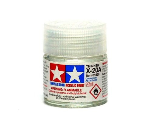 Tamiya Paint TAM81520 Tamiya Mini XF-20A Arcylic Glass Jar Thinner