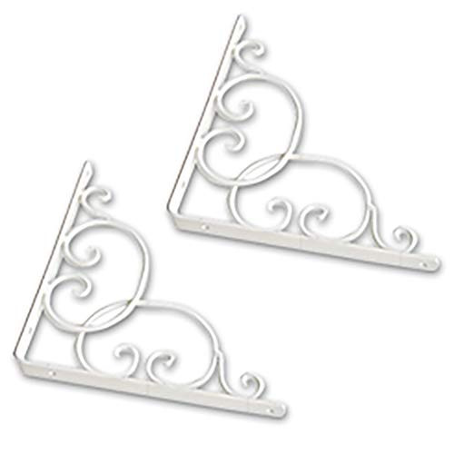 YFSS Shelf Bracket Metal-Wall Mounted Shelve Brackets-Heavy Duty Solid Bench Table Support Triangle-2pcs 90 Degree-with Screws