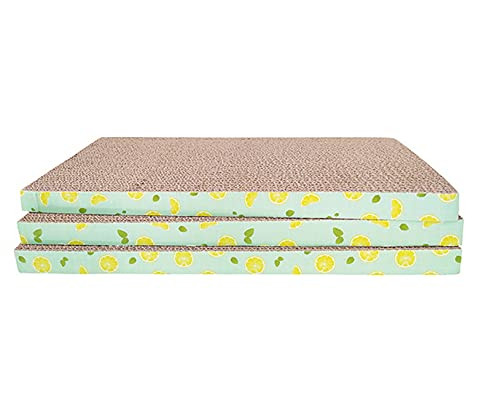 3 Pcs Cat Scratching Pad Corrugated Cardboard Cat Scratcher Cat Scratching Board Lounge Bed Cat Scratch Toy for Indoor Cat Grinding Claws 3 Pcs Cat Scratching Pad Corrugated Cardboard Cat Scratcher Cat Scratching Board Lounge Bed Cat Scratch Toy for Indoor Cat Grinding Claws