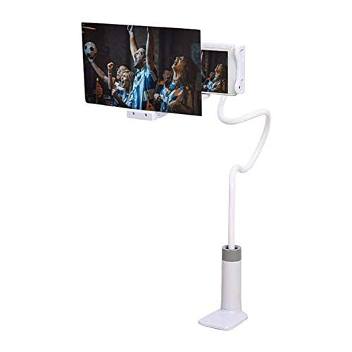 SPRINGHUA 8/12/14inch Mobile Phone High Definition Video Screen Magnifier Rack Smartphone Movie Amplifying Projector Stand Bracket -Color : White- Size : 12 inch- SPRINGHUA 8/12/14inch Mobile Phone High Definition Video Screen Magnifier Rack Smartphone Movie Amplifying Projector Stand Bracket -Color : White- Size : 12 inch-