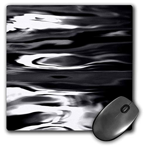 3dRose Black and White Photograph of Water in a Pool. - Mouse Pads -mp-335427-1-