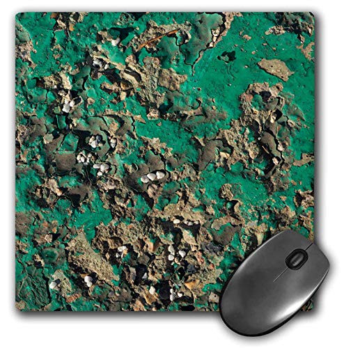 3dRose Weathered Concrete Texture Painted Green. Peeled Off Paint - Mouse Pads -mp-340172-1-