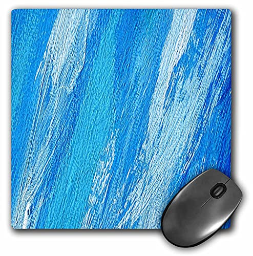 3dRose Image of Closeup of Blue Paint Brush Strokes - Mouse Pads -mp-348933-1-