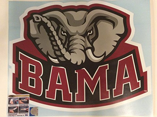Alabama Crimson Tide- XL BAMA Premium Decal- CORNHOLE- Auto- Made in The USA