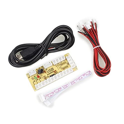TX GIRL Zero Delay Arcade Game USB Encoder PC to Joystick for SANWA Parts MAME  and  Raspberry Pi Retropie Projects -Size : USB Encoder-