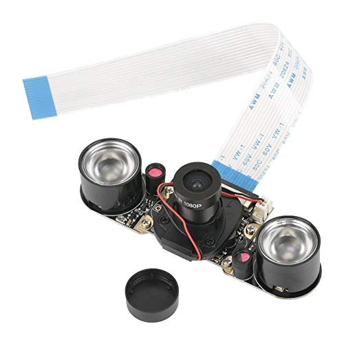 ASHATA 5MP Night Vision Camera Lens Camera Module for Raspberry Pi- IR Cut Camera Module Board- Tablet Replacement Part Component
