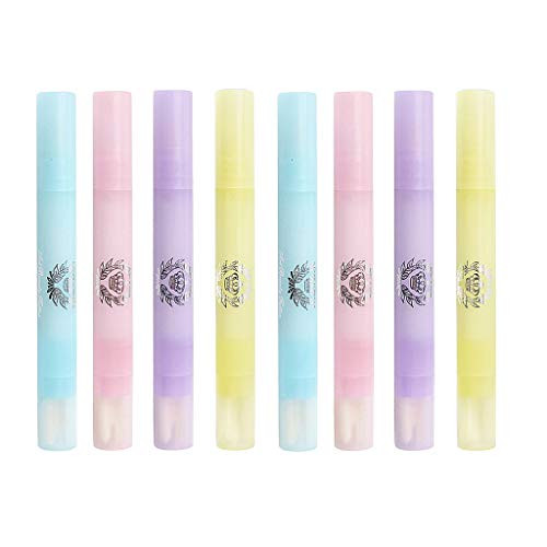 menolana 2x Nail Art Polish Corrector Pen Remover Mistake Cleaner 6 Tips Random Color
