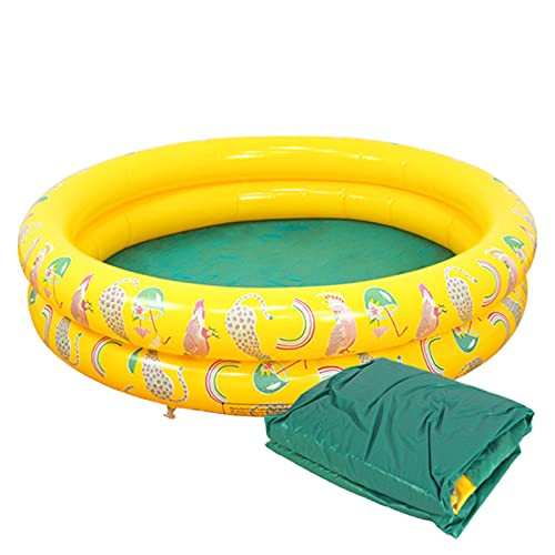 Abimy Inflatable Pool- Inflatable Family Swimming Pool Children Leisure Outdoor Lawn Playing Pineapple Pool Summer Interesting Day