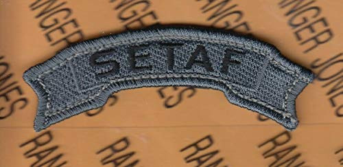US Army SETAF Southern European Task Force Italy ACU w/ Hook 3.5" tab Patch m/e