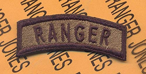 US Army Ranger OD REV Airborne C/E tab arc Patch 3