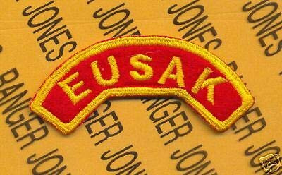 8th Army - Korea "EUSAK" tab Patch 1