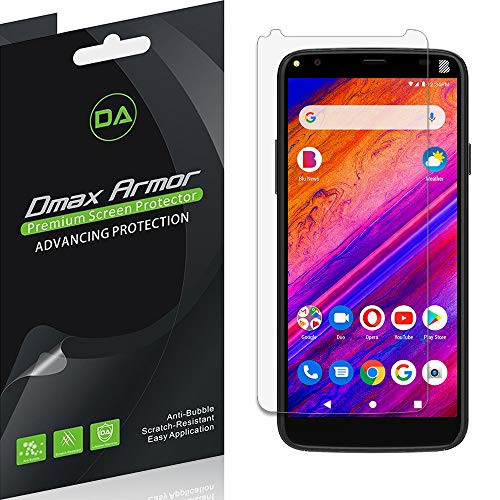 `-6 Pack- Dmax Armor for BLU V5 Screen Protector- Anti-Bubble High Definition Clear Shield
