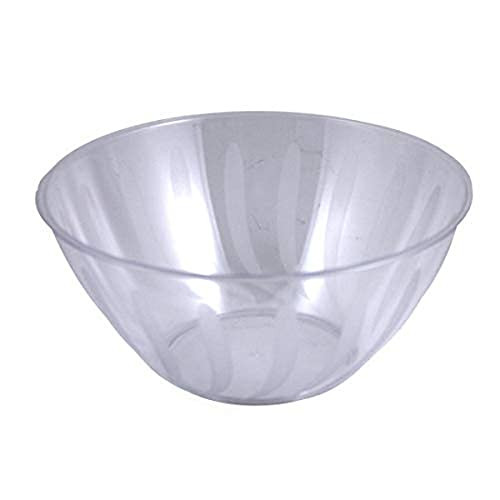 Maryland Medium Swirl Plastic Bowl - 70 oz - Clear - Round - 1 Pc.