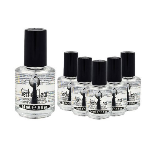 Lot 6 Seche Clear Base Coat Vite Salon Quality Nail Treatment Polish Crystal Dry