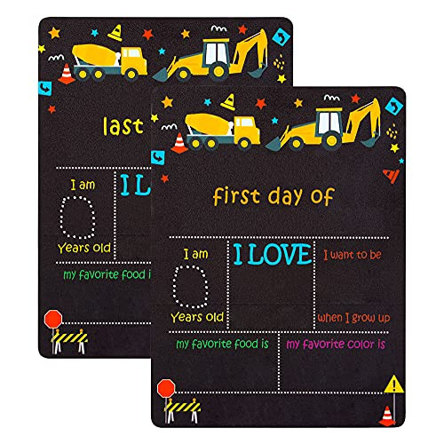 FLYAB First and Last Day of School Sign-9"x 12" First Day of School Chalkboard-Reusable Back to School Photo Prop Chalkboard Sign for Kids FLYAB First and Last Day of School Sign-9"x 12" First Day of School Chalkboard-Reusable Back to School Photo Prop Chalkboard Sign for Kids