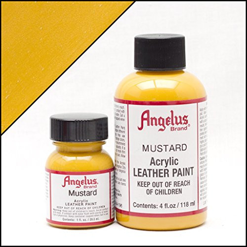Angelus Acrylic Leather Paint-1 oz.-Mustard