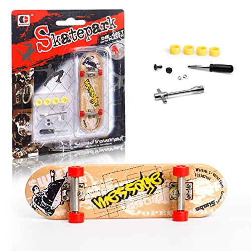 KETIEE Mini Fingerboard Finger Skateboards Toy Professional Finger Boards Creative Fingertips Movement Training Props Skate Novelty Toys for Party