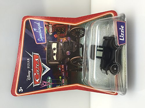 Disney Pixar Cars Lizzie Supercharged Background Card Edition 1:55 scale Mattel Car