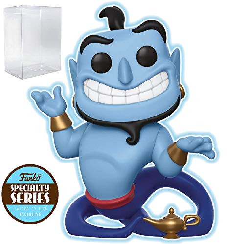 Disney: Aladdin - Genie with Lamp Glow-in-The-Dark Specialty Series Funko Pop! Vinyl Figure (Includes Compatible Pop Box Protector Case)