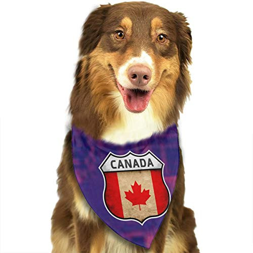 HJKH PJKL Canada Flag Highway Shield Pet Dog Puppy Cat Balaclava Triangle Bibs Scarf Bandana Collar Neckerchief Mchoice - Any Pets HJKH PJKL Canada Flag Highway Shield Pet Dog Puppy Cat Balaclava Triangle Bibs Scarf Bandana Collar Neckerchief Mchoice - Any Pets