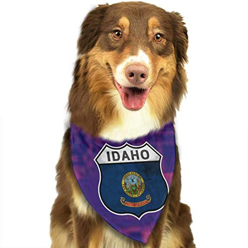 HJKH PJKL Flag of Idaho Highway Shield Pet Dog Puppy Cat Balaclava Triangle Bibs Scarf Bandana Collar Neckerchief Mchoice - Any Pets HJKH PJKL Flag of Idaho Highway Shield Pet Dog Puppy Cat Balaclava Triangle Bibs Scarf Bandana Collar Neckerchief Mchoice - Any Pets