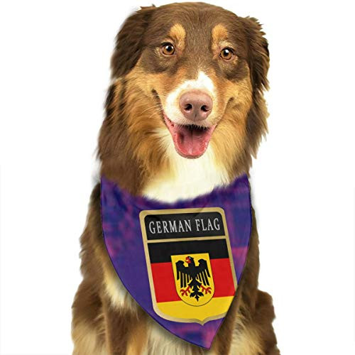 HJKH PJKL German Flag Shield Pet Dog Puppy Cat Balaclava Triangle Bibs Scarf Bandana Collar Neckerchief Mchoice - Any Pets HJKH PJKL German Flag Shield Pet Dog Puppy Cat Balaclava Triangle Bibs Scarf Bandana Collar Neckerchief Mchoice - Any Pets