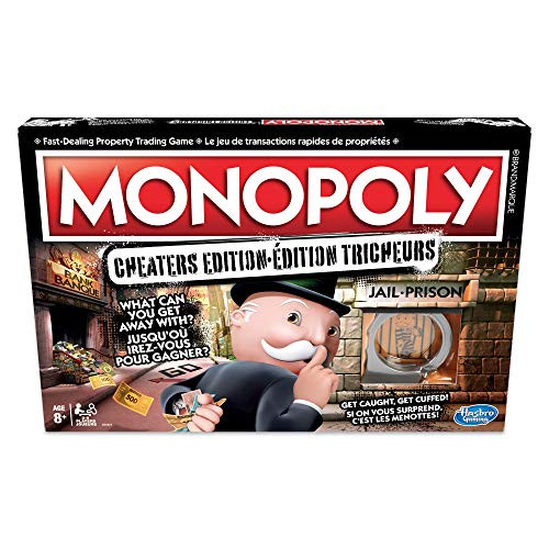 Hasbro Monopoly Cheaters Edition Board Game Hasbro Monopoly Cheaters Edition Board Game