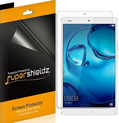 `-3 Pack- Supershieldz Designed for Huawei MediaPad M3 8.4 inch Screen Protector- 0.11mm- High Definition Clear Shield -PET-