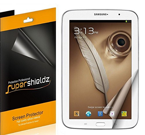 `-3 Pack- Supershieldz Designed for Samsung Galaxy Note 8.0 inch Tablet Screen Protector- High Definition Clear Shield -PET-