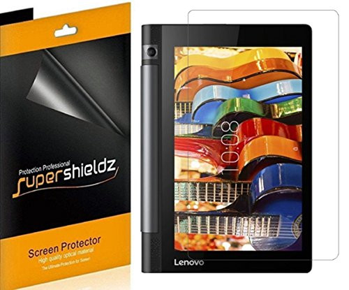 `-3 Pack- Supershieldz Designed for Lenovo Yoga Tab 3 10 Tablet -10.1 inch- Screen Protector- High Definition Clear Shield -PET-