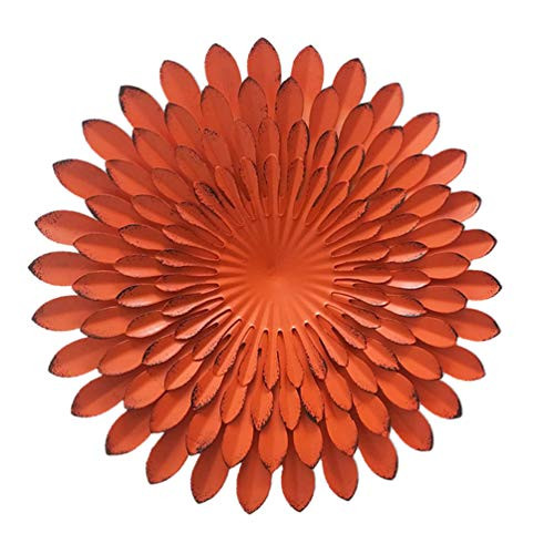 YARNOW Large Metal Flower Wall Art Inspirational Wall Decor Hanging for Indoor Outdoor Home Bedroom Living Room Office Garden Wall Sculptures YARNOW Large Metal Flower Wall Art Inspirational Wall Decor Hanging for Indoor Outdoor Home Bedroom Living Room Office Garden Wall Sculptures