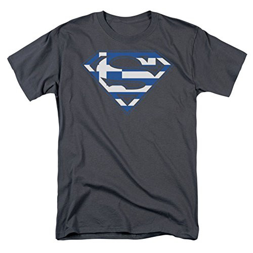 Superman - Greek Shield T-Shirt Size S