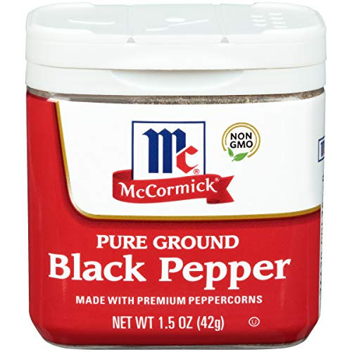 McCormick Pure Ground Black Pepper- Classic Size- 1.5 oz