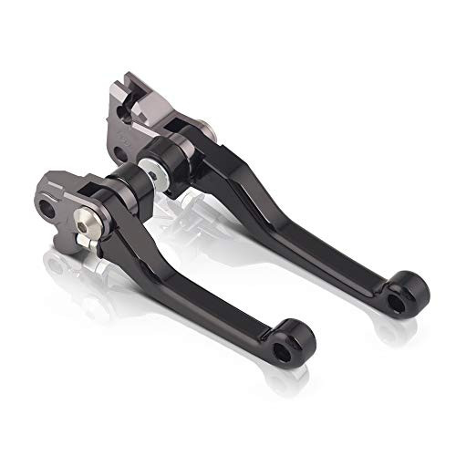 color tree CNC Aluminum Dirt Bike Pivot Brake Clutch Levers Set for Yamaha YZ80 YZ85 2015 2016