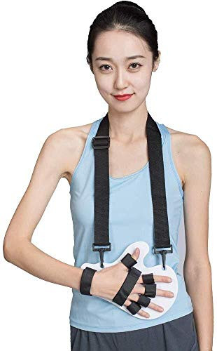 Finger Training Board Finger Splint - Finger Orthotics- Finger Orthotics for for Stroke/Hemiplegia  and  Traumatic Brain Injury 820 -Size : Right Hand-