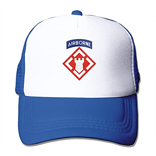 20th Engineer Brigade with Airborne Tab 2 Mens  and  Womens Baseball Cap Not Easy to Change Cap Blue