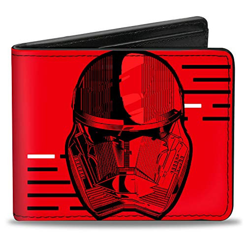 Buckle-Down Men's Standard Bifold Wallet Star Wars Sith Troopers- 4.0" x 3.5"