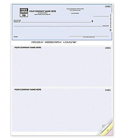 Business Computer Checks Compatible for QuickBooks/Quicken -Quantity 100-