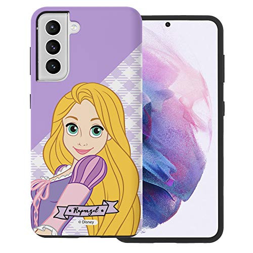 WiLLBee Compatible with Galaxy S21 Case -6.2inch- Princess Layered Hybrid -TPU  Plus  PC- Bumper Cover - Check Rapunzel