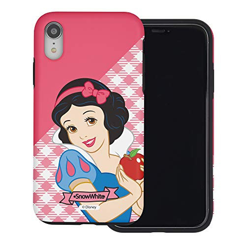 WiLLBee Compatible with iPhone Xs/iPhone X Case Princess Layered Hybrid -TPU  Plus  PC- Bumper Cover - Check Snow White