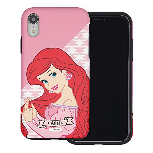 WiLLBee Compatible with iPhone XR Case Princess Layered Hybrid -TPU  Plus  PC- Bumper Cover - Check Ariel