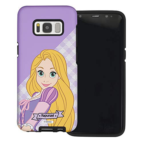 WiLLBee Compatible with Galaxy S7 Edge Case Princess Layered Hybrid -TPU  Plus  PC- Bumper Cover - Check Rapunzel