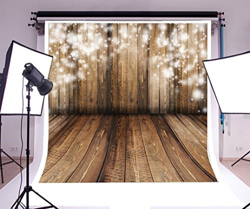 Lfeey 8x8ft Vinyl Photography Background Wood Theme Wall&Floor Baby Scene Backdrops 2.5x2.5m Photo Studio Props